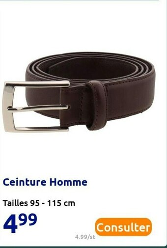 Action Ceinture homme offre