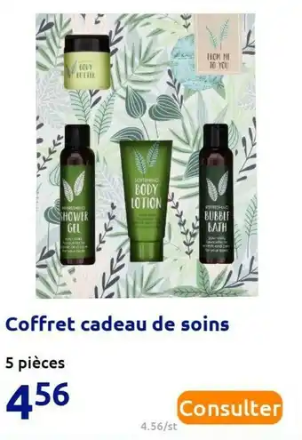 Action Coffret cadeau de soins offre