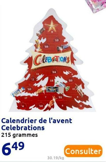 Action Calendrier de l'avent offre