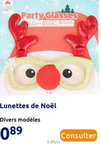 Action Lunettes de noël offre