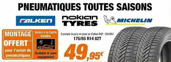 Autobacs Pneumatiques Toutes Saisons Falken, Nokian Tyres, Michelin offre
