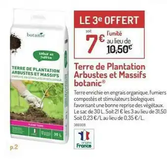Terre De Plantation Arbustes Et Massifs BotanicÂź
