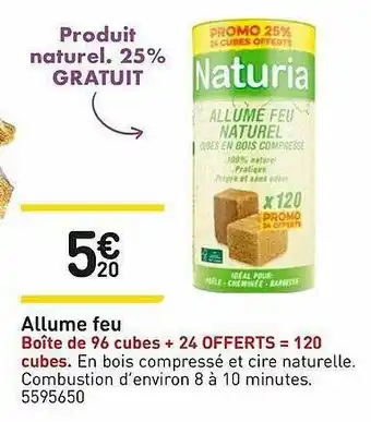 Weldom Allume Feu Boîte De 96 Cubes + 24 Offerts = 120 Cubes offre
