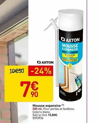 Weldom Mousse Expansive 500 Ml Axton offre
