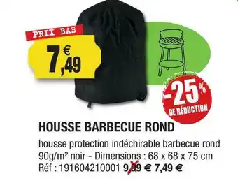 Outiror Housse Barbecue Rond -25% De Réduction offre