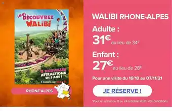 Walibi Rhone-alpes Adulte Enfant