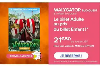 Walygator Sud-ouest