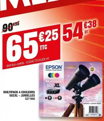 Plein ciel Multipack 4 couleurs offre