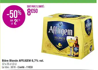 Casino Supermarchés AFFLIGEM Bière Blonde 6,7% vol offre