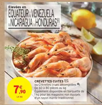 Intermarché CREVETTES CUITES offre