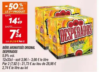 Netto DESPERADOS BIÈRE AROMATISÉE ORIGINAL offre