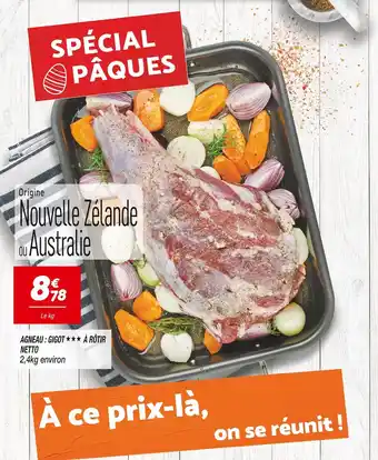 NETTO AGNEAU : GIGOT Ă RĂTIR