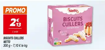 Netto NETTO BISCUITS CUILLERS offre