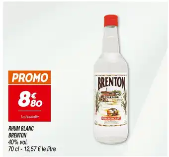 Netto BRENTON RHUM BLANC offre