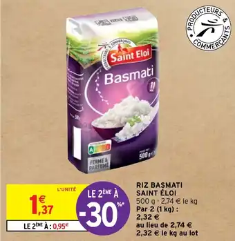 Intermarché Hyper RIZ BASMATI SAINT ÉLOI offre