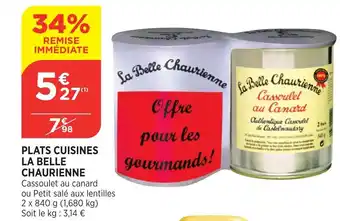 Plats cuisines le belle chaurienne