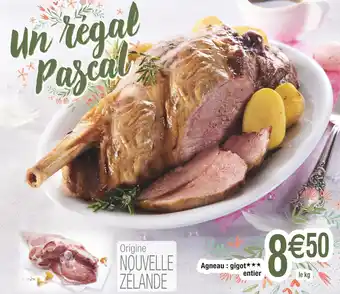 Cora x Carrefour Agneau : gigot entier offre