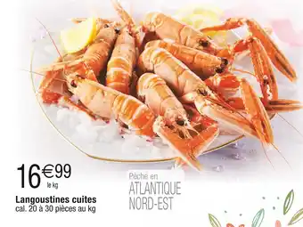 Cora x Carrefour Langoustines cuites offre