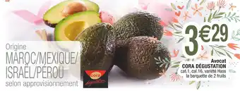 Cora x Carrefour CORA DÉGUSTATION Avocat offre
