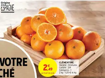 Intermarché Clémentine offre