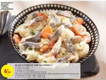 Intermarché Salade de pommes de terre aux harengs offre
