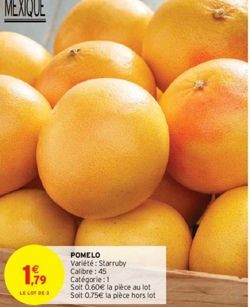 Promo Pomelo chez Intermarché