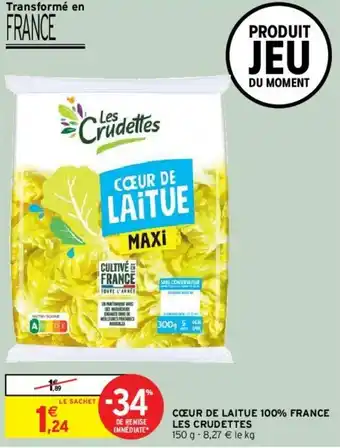 Cœur de laitue 100% france Les Crudettes
