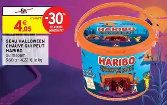 Intermarché Seau halloween chauve qui Peut Haribo offre