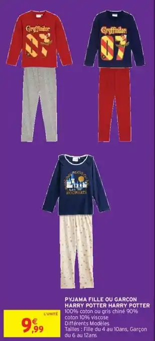 Intermarché Pyjama fille ou garcon offre