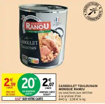 Intermarché Cassoulet toulousain offre