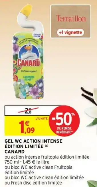 Intermarché Gel Wc Action Instense offre