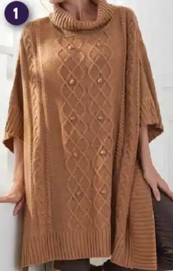 Poncho torsade femme Eldys