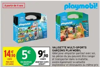 Valisette Multi-Sports Garçons Playmobil
