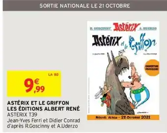 Intermarché Astérix Et Le Griffon Les Éditions Albert René offre