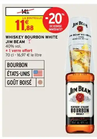 Whiskey Bourbon White Jim Beam