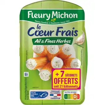 Auchan Surimi Le Coeur Frais Fleury Michon offre