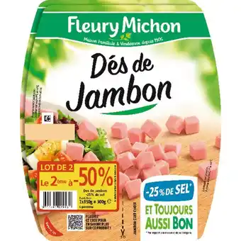 Auchan Dés De Jambon Fleury Michon offre