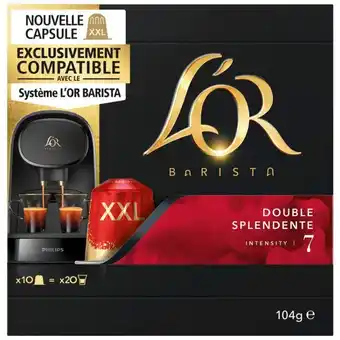 Auchan Capsules Barista Double Splendente L'or offre