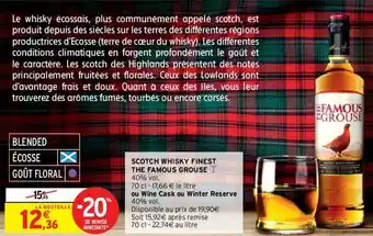 Scotch Whisky Finest The Famous Grouse