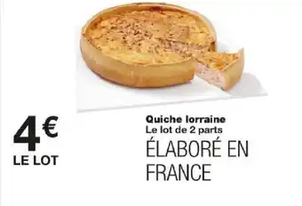 Monoprix Quiche lorraine Le lot de 2 parts offre