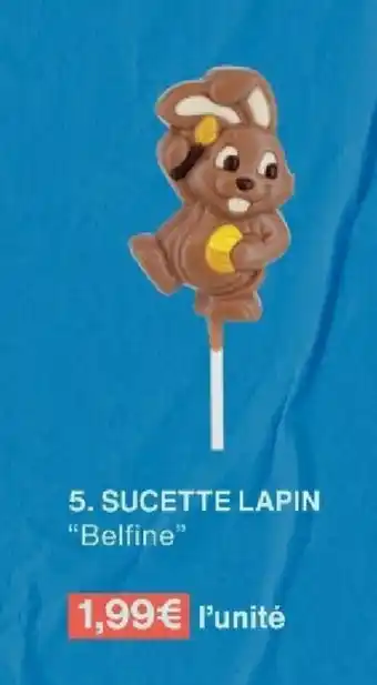 Monoprix SUCETTE LAPIN "Belfine" offre