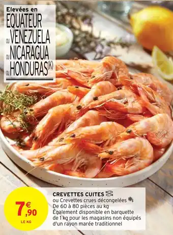 Intermarché Hyper CREVETTES CUITES offre