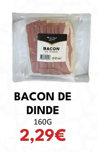 Hmarket BACON DE DINDE 160G offre