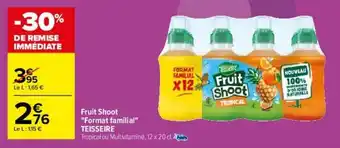 Carrefour Fruit Shoot Format Familial offre