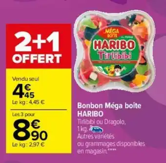 Carrefour Bonbon Méga Boite offre