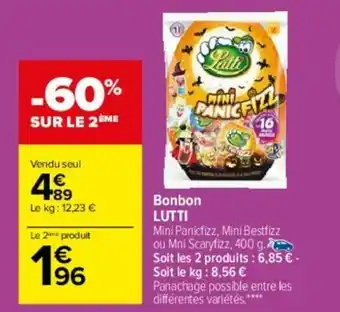 Carrefour Bonbon Lutti offre