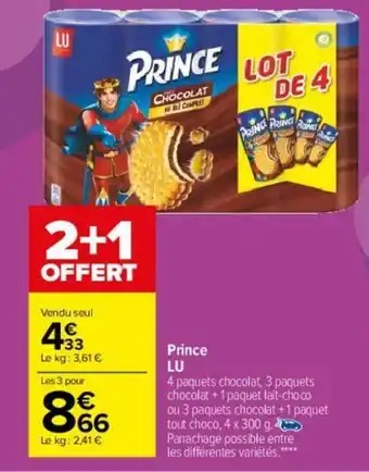 Carrefour Prince Lu offre