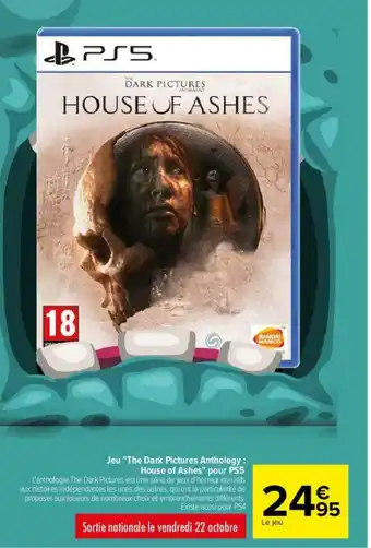 Jeu "The Dark Pictures Anthology House Of Ashes" Pour PS5