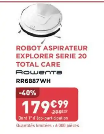 Carrefour Robot Aspirateur Explorer Serie 20 Total Care offre