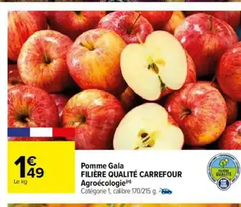 Carrefour Pomme Gala Filière Qualitè Carrefour Agroècologie offre